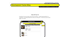 Desktop Screenshot of blog.development-tracker.info