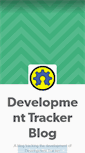 Mobile Screenshot of blog.development-tracker.info
